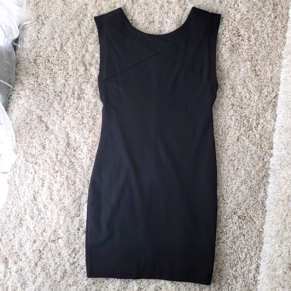Slim fit little black dress